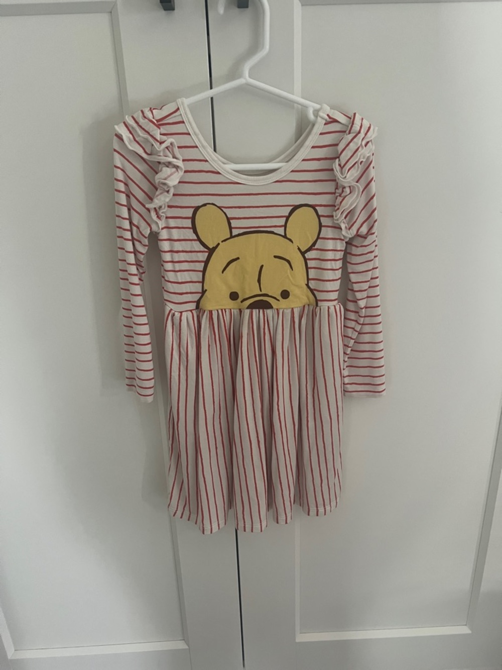 Little Sleepies Winnie the Pooh striped dress